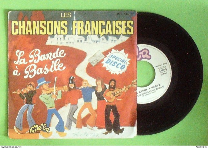La Bande à  Basile 45T Sp Les chansons françaises 1976