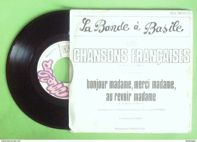 La Bande à  Basile 45T Sp Les chansons françaises 1976