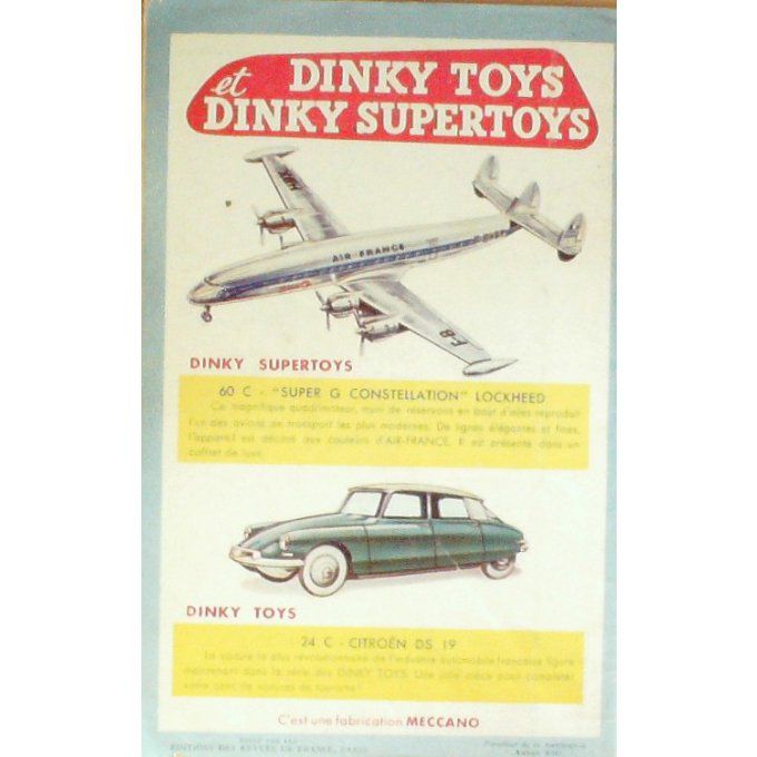 Meccano Magazine Marcoule Caravelle Citroen Ds 19 Norvigie 1956