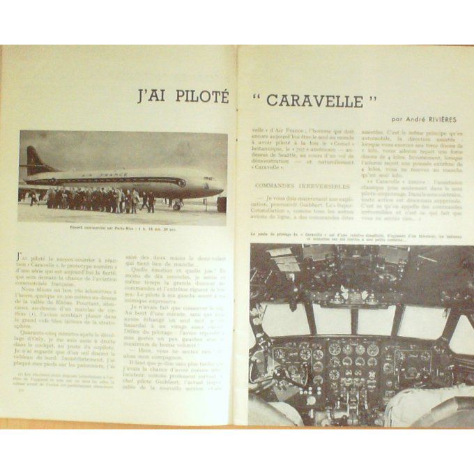 MECCANO MAGAZINE-MARCOULE-CARAVELLE-CITROEN DS 19-NORVIGIE-1956