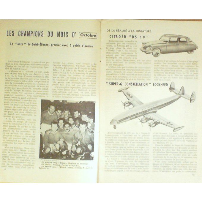 MECCANO MAGAZINE-MARCOULE-CARAVELLE-CITROEN DS 19-NORVIGIE-1956