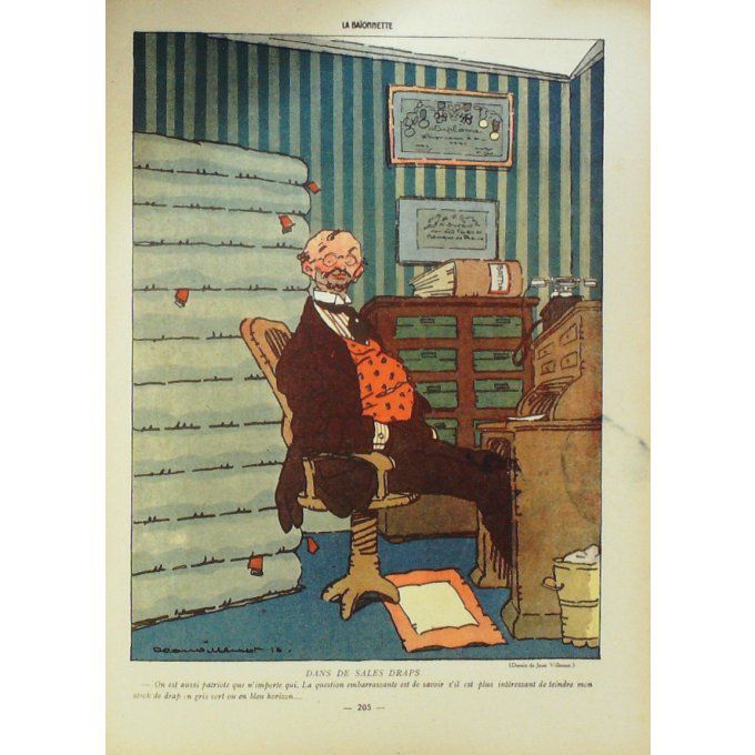 La Baionnette 1916 n°039 (Les profiteurs) LEGRAIN IRIBE GALLO ALLIER HERMANN