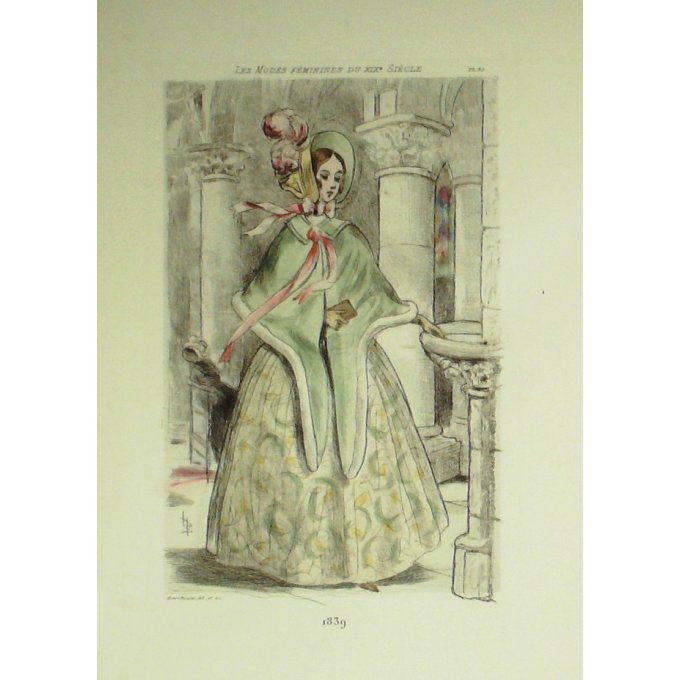 Mode Féminine époque 1839 (H.Boutet)