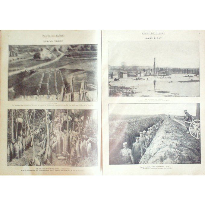 Pages de gloire 1915 n°39 CARNIOLE POLOGNE HOUBLONNIERES SPAHIS