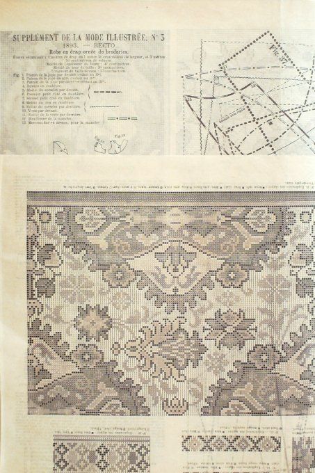 Journal Mode illustrée 1893 #  3 Robes en lainage & drap