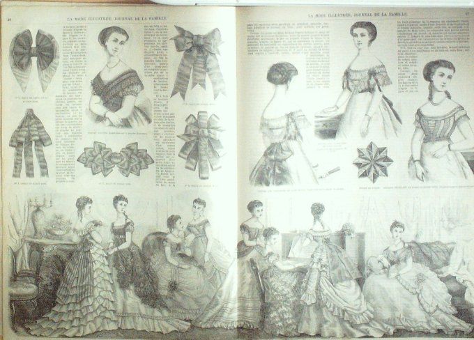 Journal Mode illustrée 1869 #  3 Pélerines