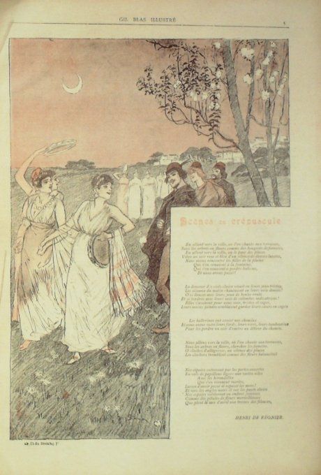 Gil Blas 1892 n°03 Jules RICARD Aristide BRUANT André THEURIET Henri REGNIER RABIE