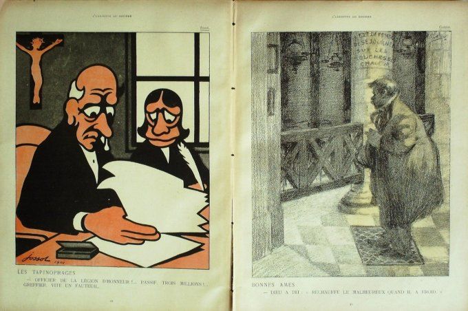 L'Assiette au beurre 1901 #   3 Souvenirs de Toulon Jossot Gottolob Forain Ibels