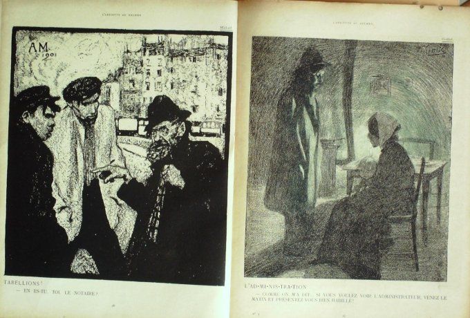 L'Assiette au beurre 1901 #   3 Souvenirs de Toulon Jossot Gottolob Forain Ibels