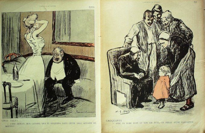 L'Assiette au beurre 1901 #   3 Souvenirs de Toulon Jossot Gottolob Forain Ibels