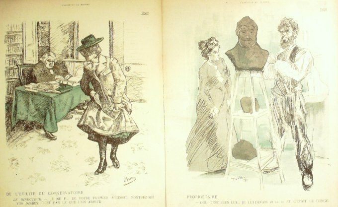 L'Assiette au beurre 1901 #   3 Souvenirs de Toulon Jossot Gottolob Forain Ibels