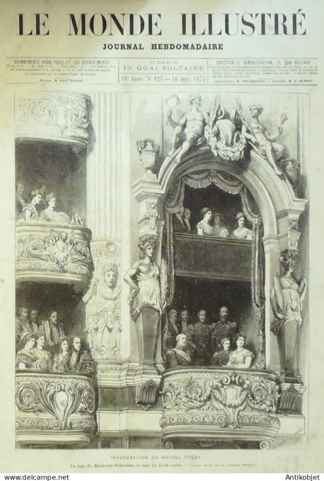 Le Monde illustré 1874 n°927 Pays-Bas Hanovre St Quentin (02) Espagne Alphonse XII