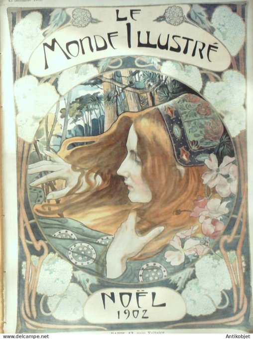Le Monde illustré 1902 n°2385 Oeuvre Caruchet Malatesta Barison Dedina Eymieu