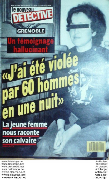 Détective 1987 # 244 St-Remy-les-Chevreuse Lyon Klaus Barbie Tino Rossi Nancy Grenoble Amiens