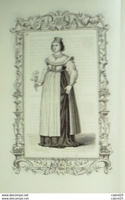 Italie ROME demoiselle romaine 1859