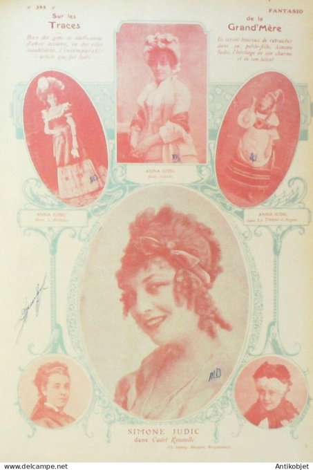 Fantasio 291 1919 Wegener Le Rallic Lechevallier Judic