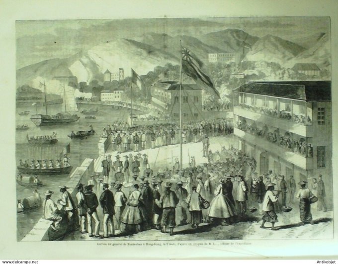 Le Monde illustré 1860 n°163 Suisse Genève Hong-Kong Suède Charles Xv Italie Palerme Trapani Marsala