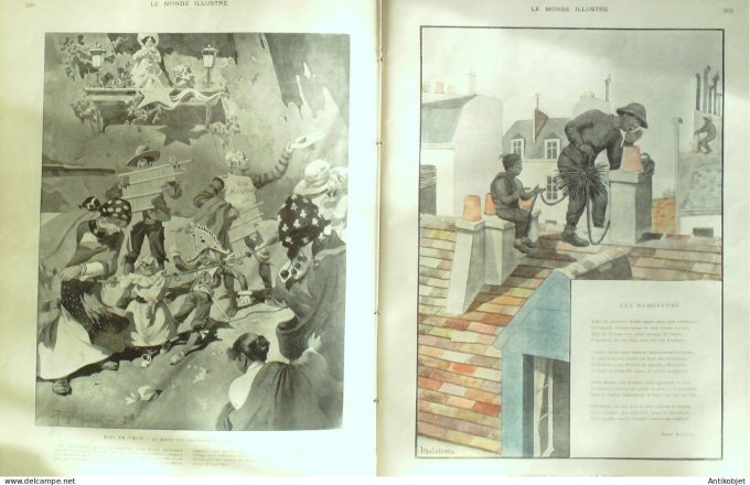 Le Monde illustré 1902 n°2385 Oeuvre Caruchet Malatesta Barison Dedina Eymieu