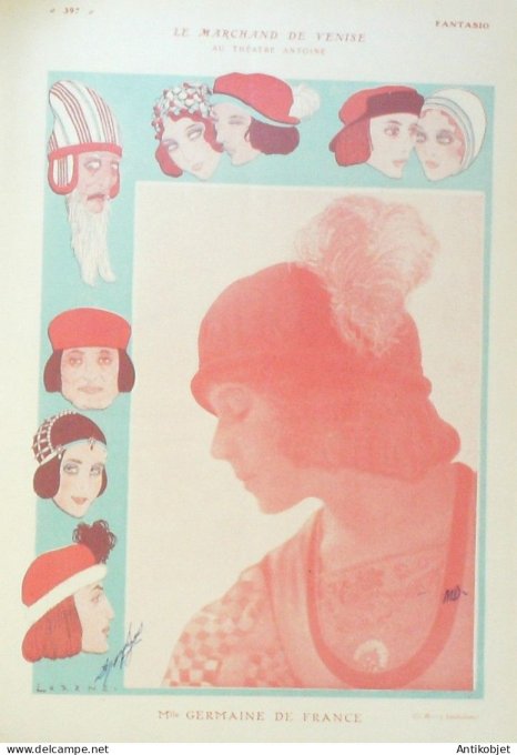 Fantasio 291 1919 Wegener Le Rallic Lechevallier Judic