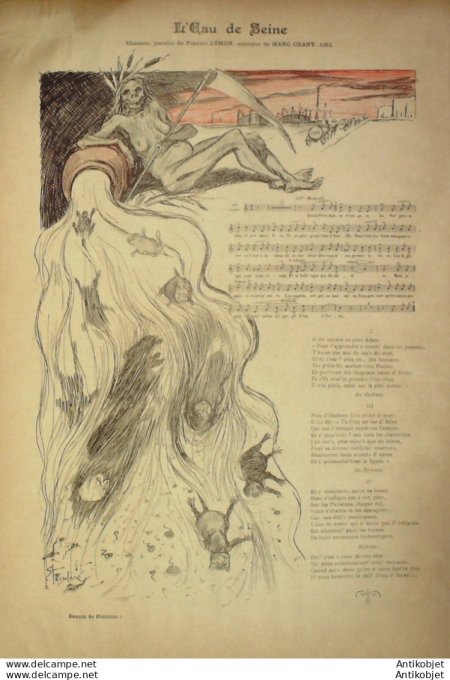 Gil Blas 1892 n°37 René MAIZEROY Marc CHANTAGNE FABRICE LEMON GABRIL VICAIRE