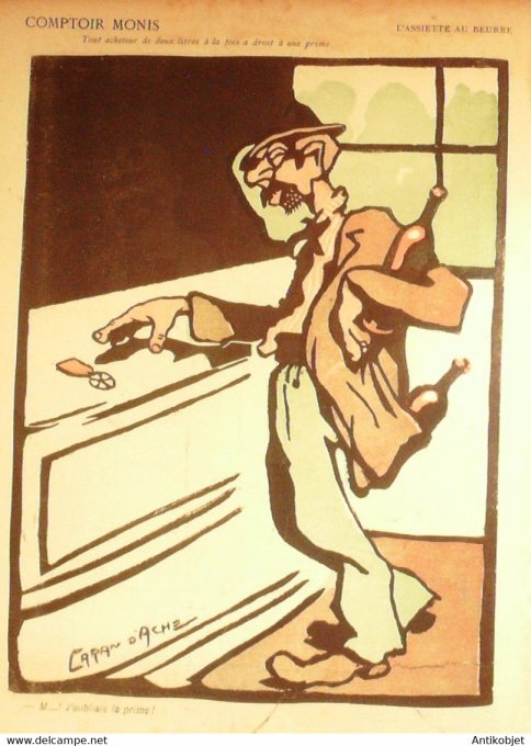 L'Assiette au beurre 1901 #  40 Ferblanterie Caran d'Ache