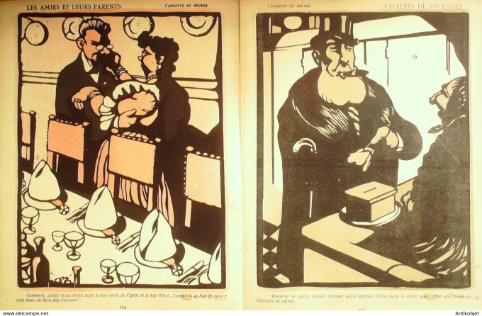 L'Assiette au beurre 1901 #  40 Ferblanterie Caran d'Ache