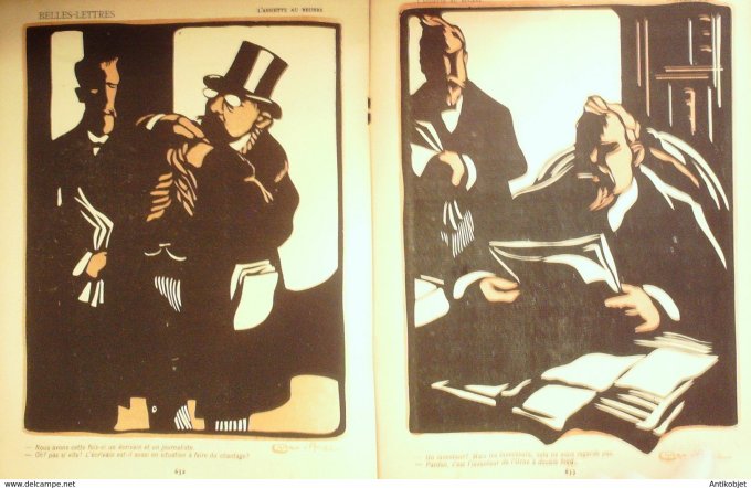 L'Assiette au beurre 1901 #  40 Ferblanterie Caran d'Ache