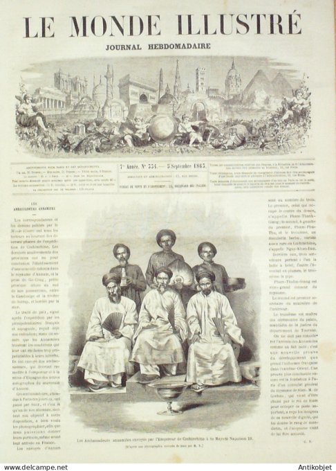 Le Monde illustré 1863 n°334 Le Havre (76) Pologne Lidienic Mexique Coaizacoalcos Maroc Mohamed-Ben-