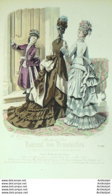 Journal de Demoiselles 1873 # 3969 (Maison Verius)