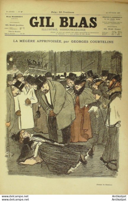 Gil Blas 1897 n°09 Georgess COURTELINE Emile DOLOIRE Maurice de MARSAN