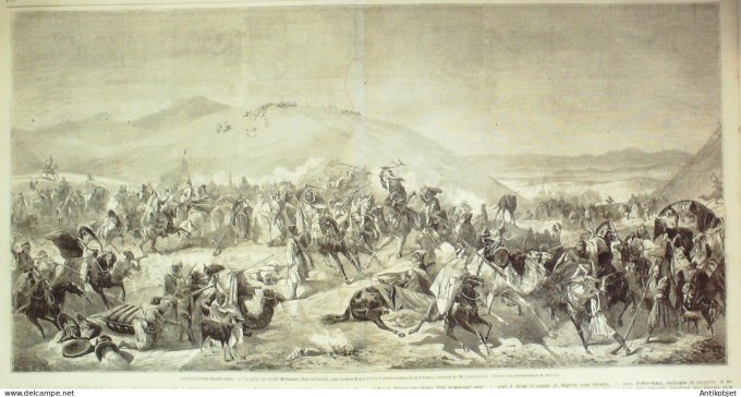 Le Monde illustré 1863 n°334 Le Havre (76) Pologne Lidienic Mexique Coaizacoalcos Maroc Mohamed-Ben-