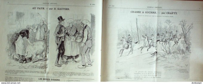 Le Journal Amusant 1889 # 1686 Londoneries de Christam par Mars