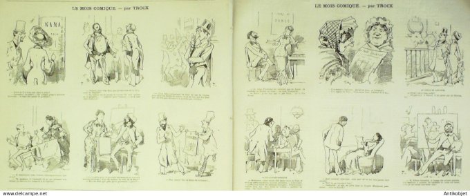 La Caricature 1881 #  62 Bon souper bon gite et le reste Draner Barret Trock