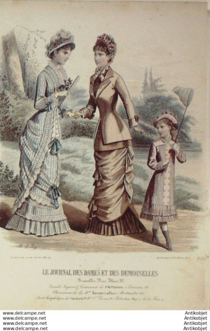 Journal des Dames Demoiselles 1879 # 1624 (Maison Plument)