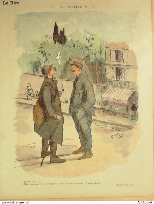 Le Rire Rouge 1917-06-16 # 135 Journal humoristique Ed.Originale Stockholm