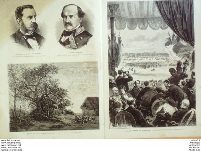 Le Monde illustré 1874 n°899 Reims (51) Mgr Landriot Espagne Vega De Armigo Lille (59)