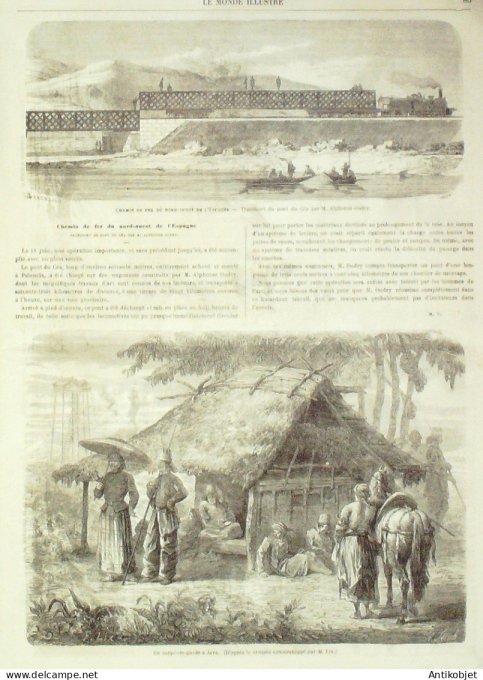 Le Monde illustré 1863 n°330 Maryland Pennsylvanie Chamonix (73) ST Gervais Mexico