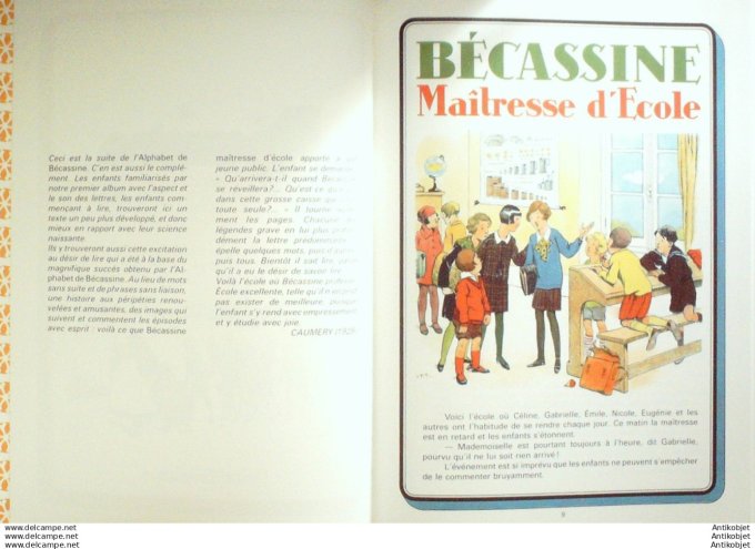 Becassine Maitresse d'ecole (Pinchon Gautier-Languereau) 1992
