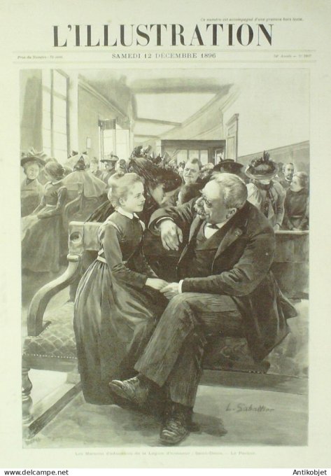 L'illustration 1896 n°2807 Couzon (03) Roanne (42) Lyon-Vaise (69) Châlon/Saône (71) Dieppe (76)