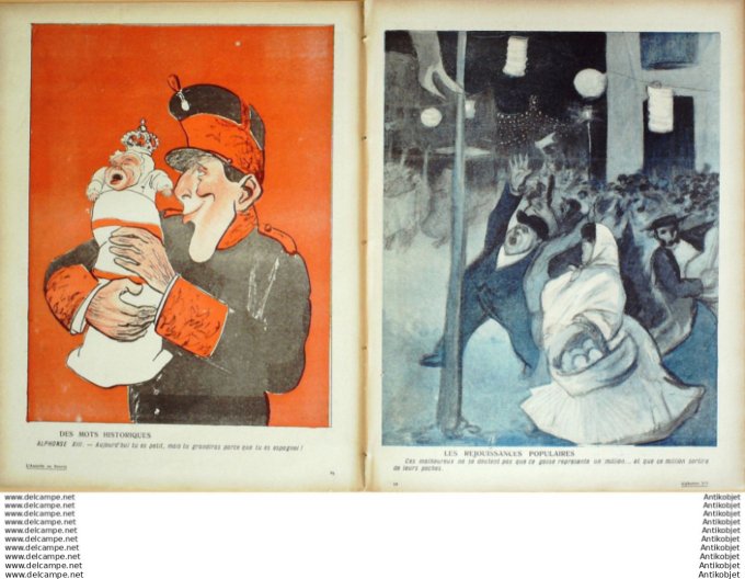 L'Assiette au beurre 1907 # 314 Tout l'avenir de l'Espagne est la Camara