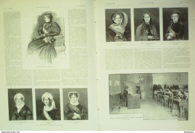 L'illustration 1896 n°2807 Couzon (03) Roanne (42) Lyon-Vaise (69) Châlon/Saône (71) Dieppe (76)