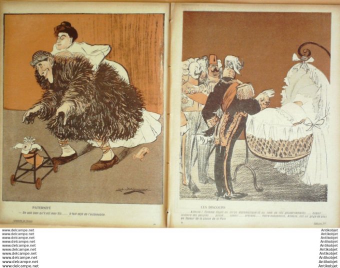 L'Assiette au beurre 1907 # 314 Tout l'avenir de l'Espagne est la Camara