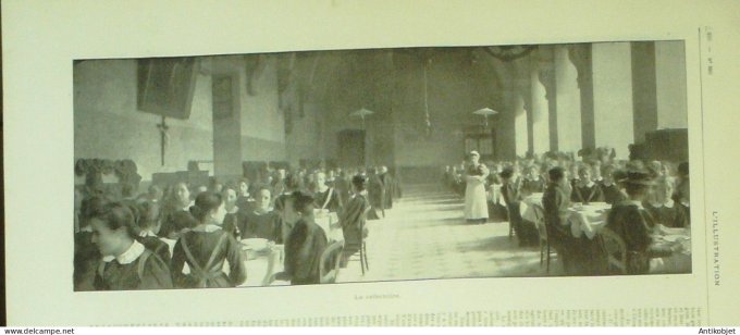 L'illustration 1896 n°2807 Couzon (03) Roanne (42) Lyon-Vaise (69) Châlon/Saône (71) Dieppe (76)