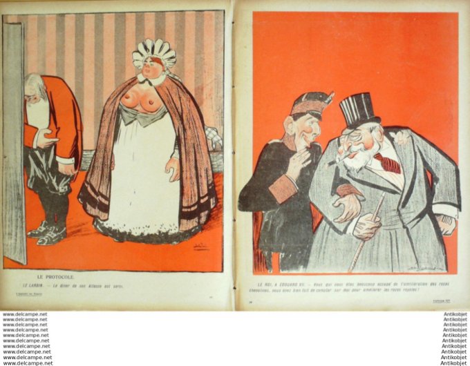 L'Assiette au beurre 1907 # 314 Tout l'avenir de l'Espagne est la Camara