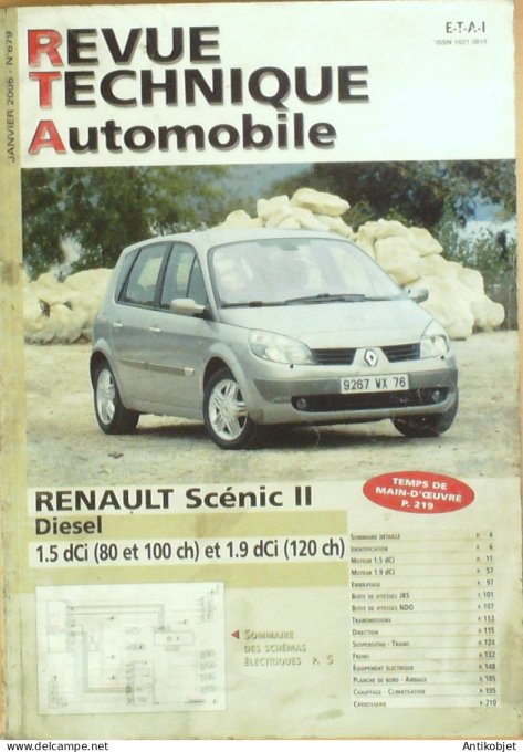Revue Tech. Automobile 2005 n°679 Renault Scenic II