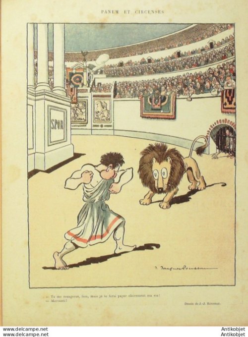 Le Rire 1919-10-25 #  43 Journal humoristique Ed.Originale Chambre meublee