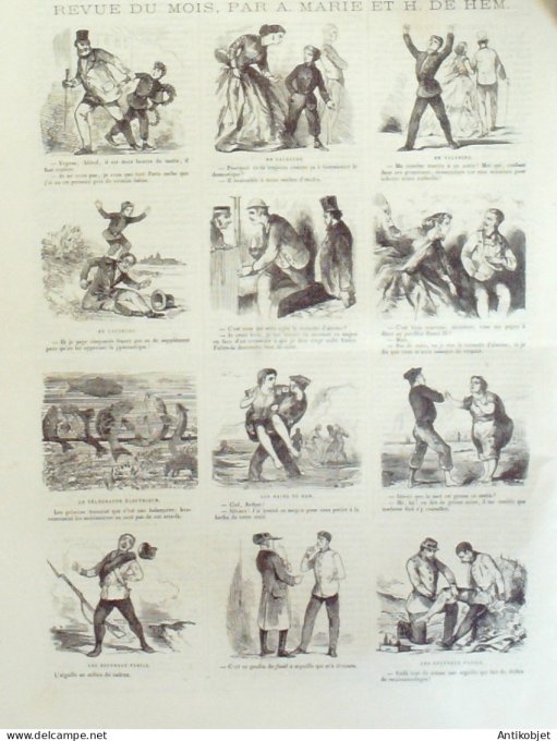 Le journal illustré 1866 n°132 Abbeville (80) Chalons (51) Invalides