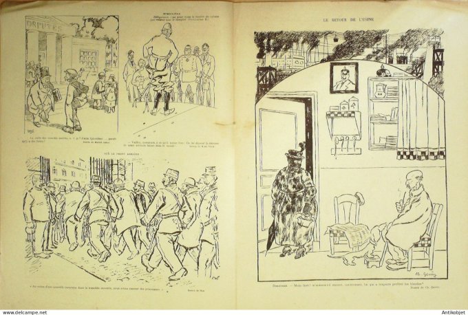 Le Rire Rouge 1917-10-20 # 153 Journal humoristique Ed.Originale Retour d'usine