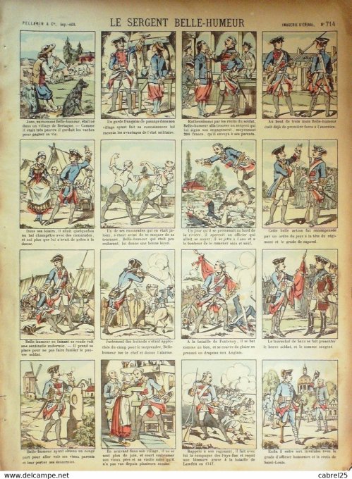 Le Sergent Belle Humeur (Pellerin d'epinal)