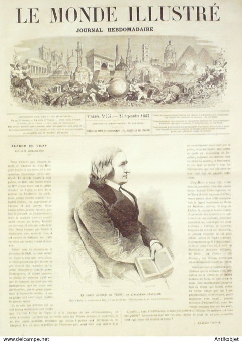 Le Monde illustré 1863 n°337 Inde Kachmyr Biarritz (64) Rome St-Jean- de Latran